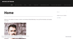 Desktop Screenshot of michaelbetteridge.com